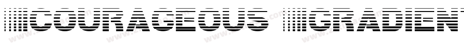 Courageous Gradient字体转换
